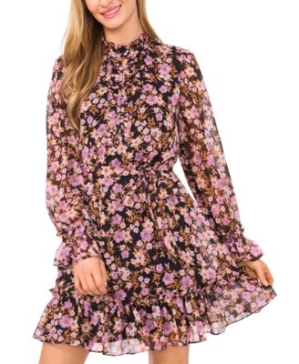 Women's Long Sleeve Mini Dress