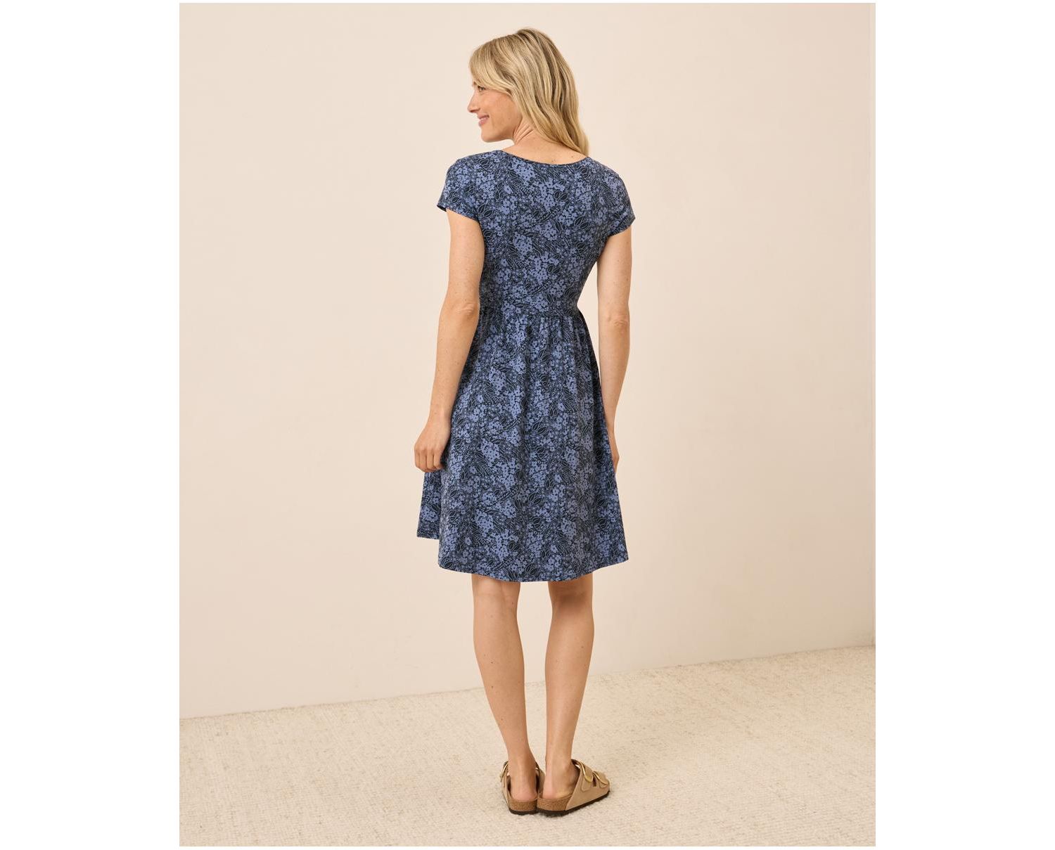 Women's Fit & Flare Crossover Dress