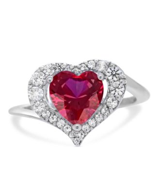 Women's Heart Ring in Sterling Silver