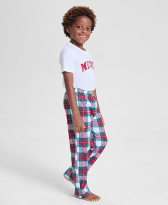 Kids 2T-16 Merry Plaid Pajama Pants, Macy's Exclusive