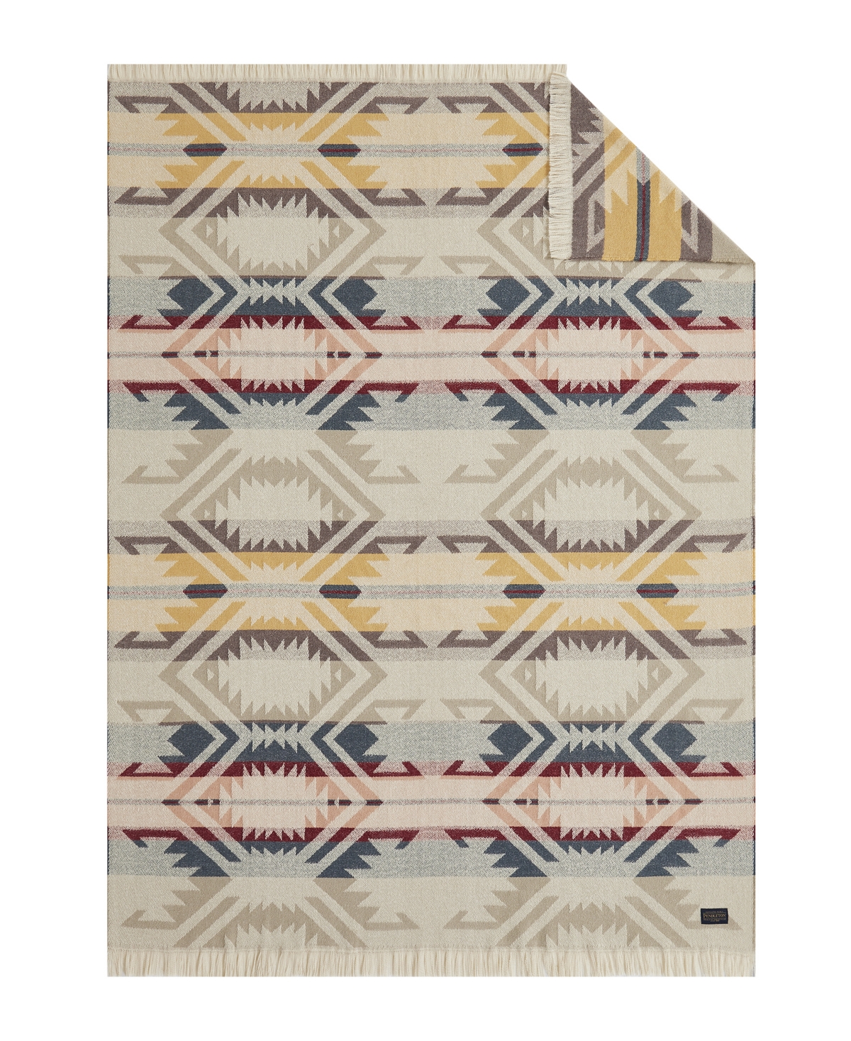 Pendleton White Sands Throw, 50" X 70" In White