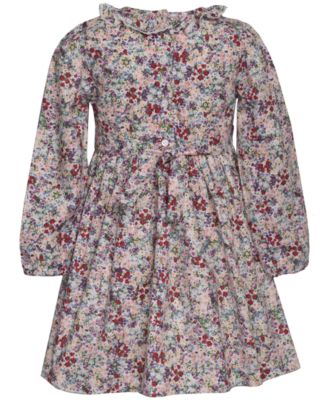 Little and Toddler Girls Ditsy Floral Smocked Dress