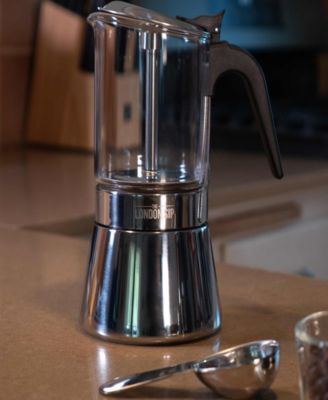 Stainless Steel 9-Cup Espresso Maker