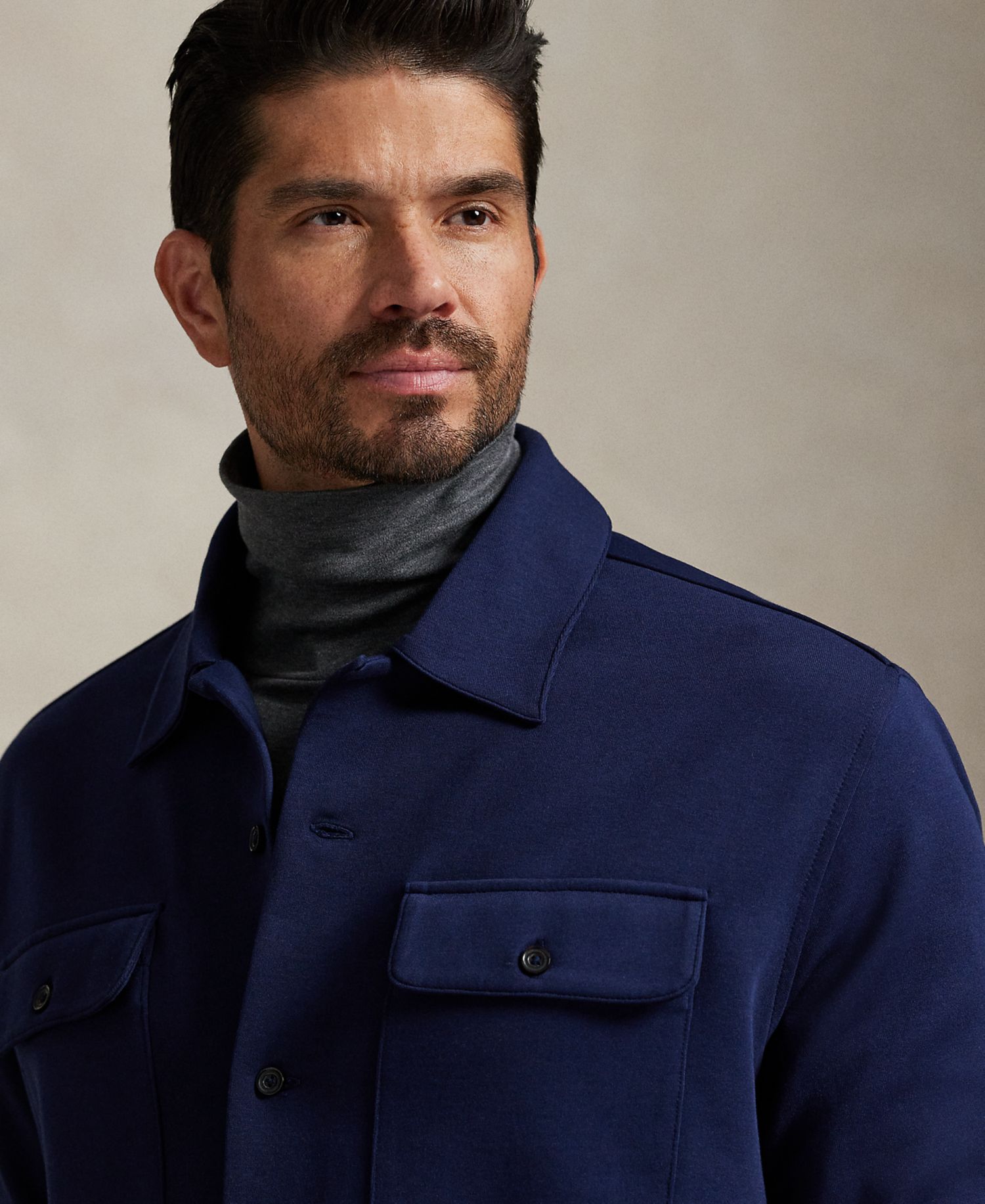 Long Sleeve Double Knit Tech Shirt