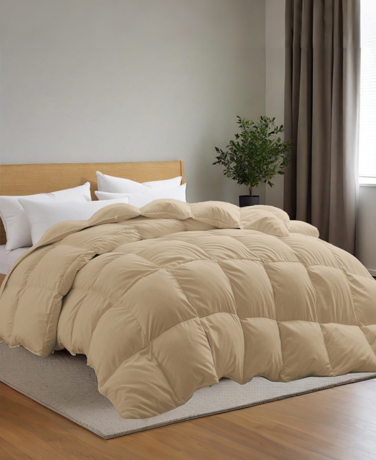 Unikome Heavyweight Goose Down Fiber Comforter