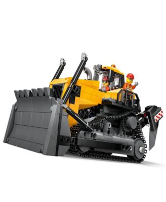 City Yellow Bulldozer 60466 Toy Building Set, 682 Pieces