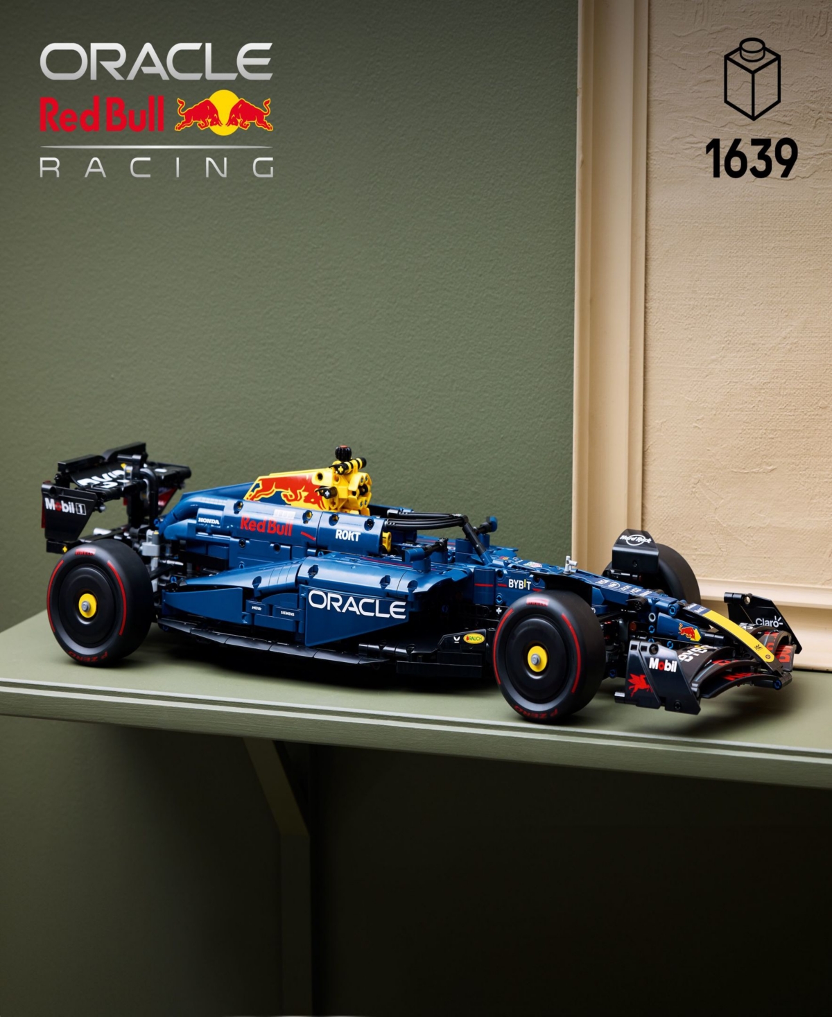Lego Technic Oracle Red Bull Racing Rb20 F1 Car Model Kit For Adults 42206, 1639 Pieces In Blue