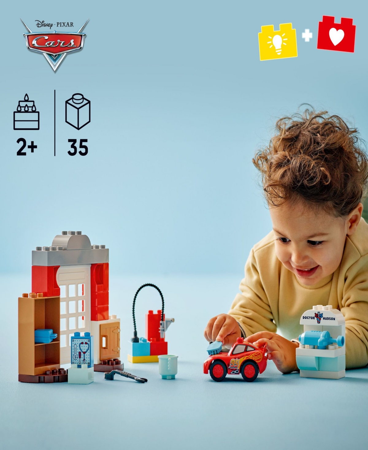 Lego Duplo Disney McQueen's Visit to Doc's Garage 10456 Toy Building Set, 35 Pieces