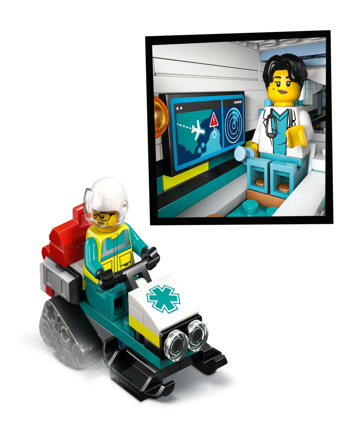Lego City Emergency Air Ambulance Airplane 60465 Toy Building Set, 403 Pieces In Multi