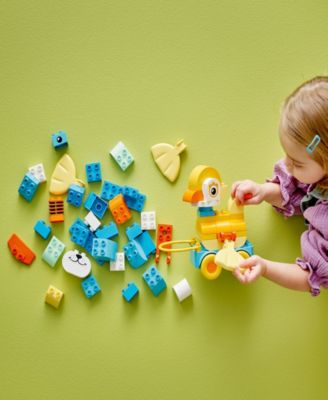 DUPLO Town 3 in1 Animals on Wheels 10448 Toy Building Set, 58 Pieces