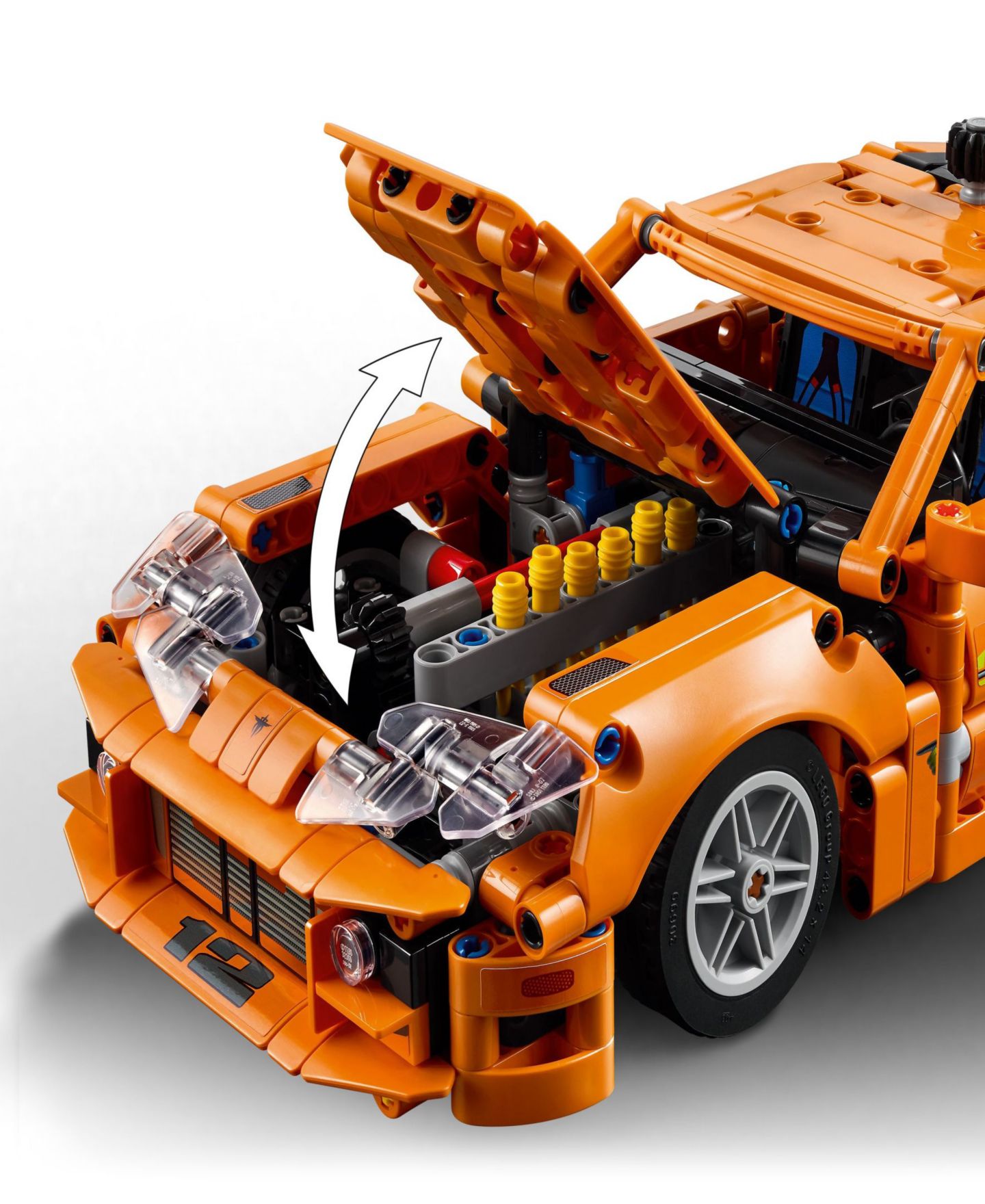 Детские конструкторы LEGO® Technic Fast and Furious Toyota Supra MK4 42204, 810 Pieces — фото 7