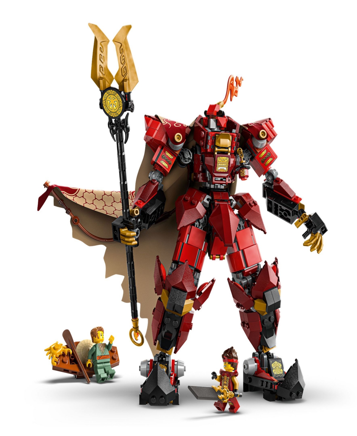 Lego Ninjago The Fire Knight Mech 71846 Toy Building Set, 996 Pieces In Multi