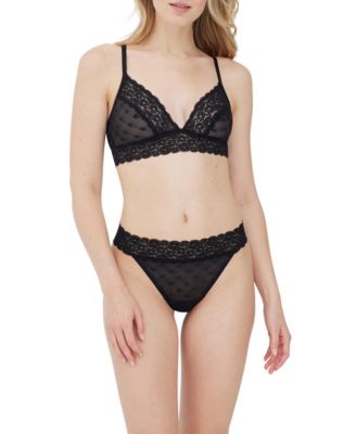 Women's Dare Dot Pattern Plunge Bralette