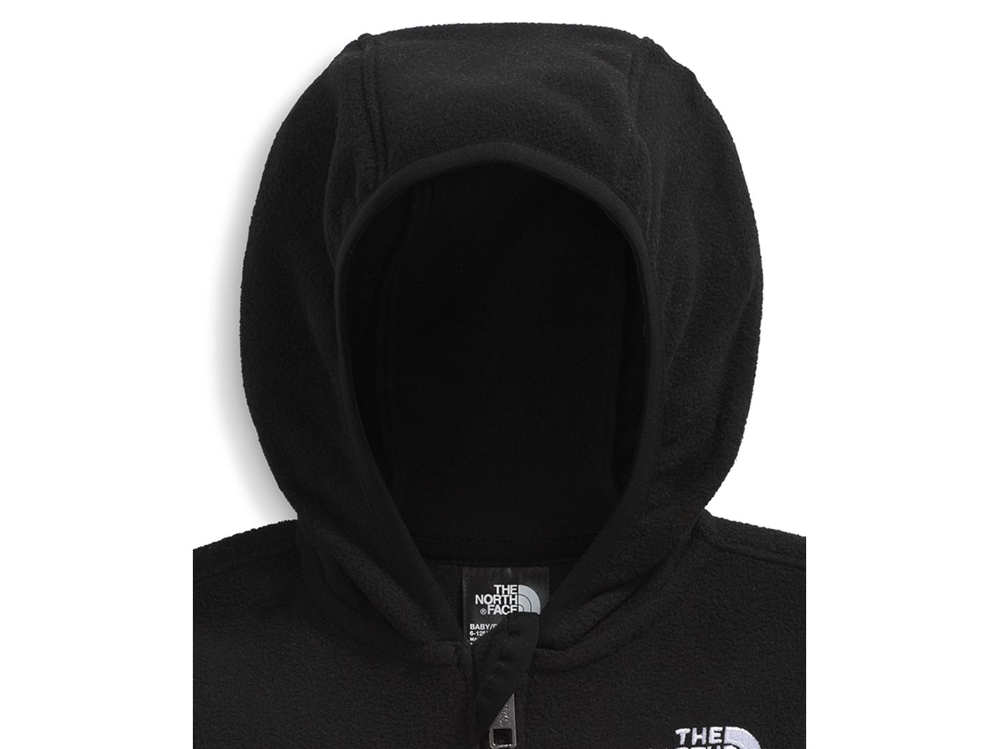 Худи The North Face Glacier Full Zip для малышей, цвет: Чёрный — фото 4