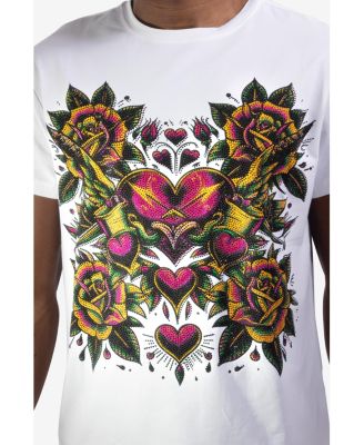Men's Rhinestone Graphic T-Shirt