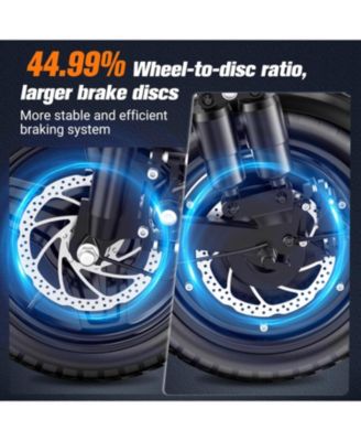 C14 Electric Scooter with Seat, 750W Motor, 20MPH, 28-Mile Range, Dual Disc Brakes