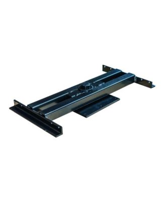 Fan Back Swivel Glider in Light Gray and Black