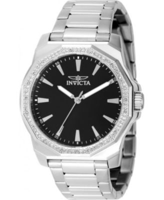 Men's 49103 Speedway Quartz 3 Hand Black Dial Watch