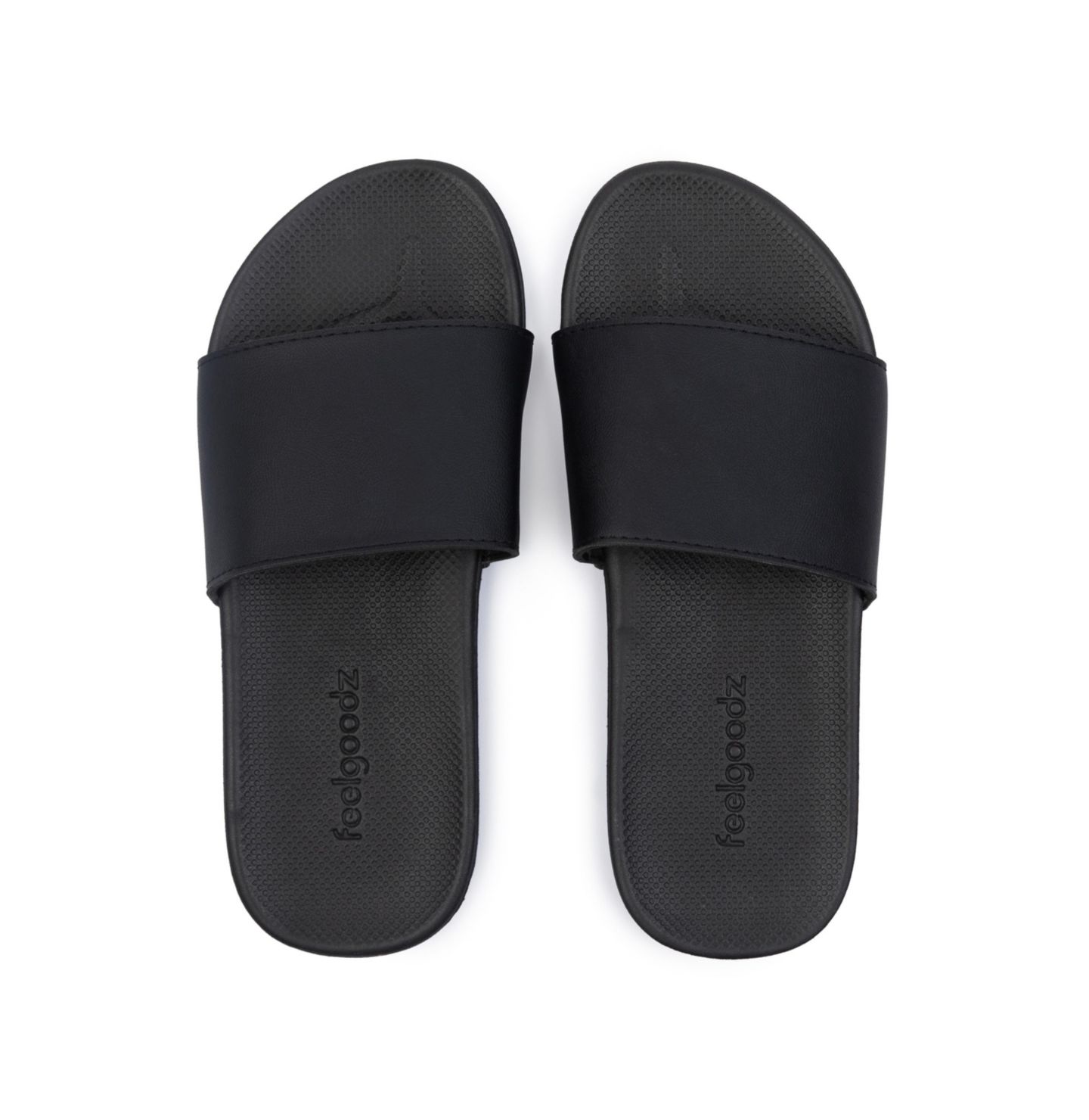 Сандалии Feelgoodz Unisex Banyan Rubber Spa/Shower Slide, цвет: Чёрный — фото 2