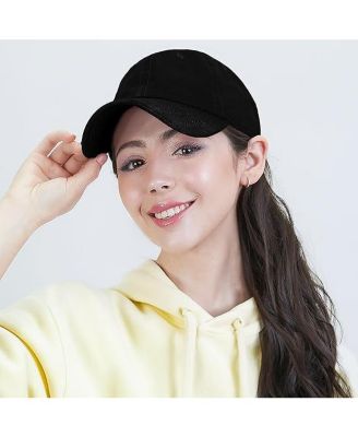 Baseball Dad Hat Women Men Blank Washed Low Profile Cotton and Denim UPF 50+ Running Golf Cap Hat