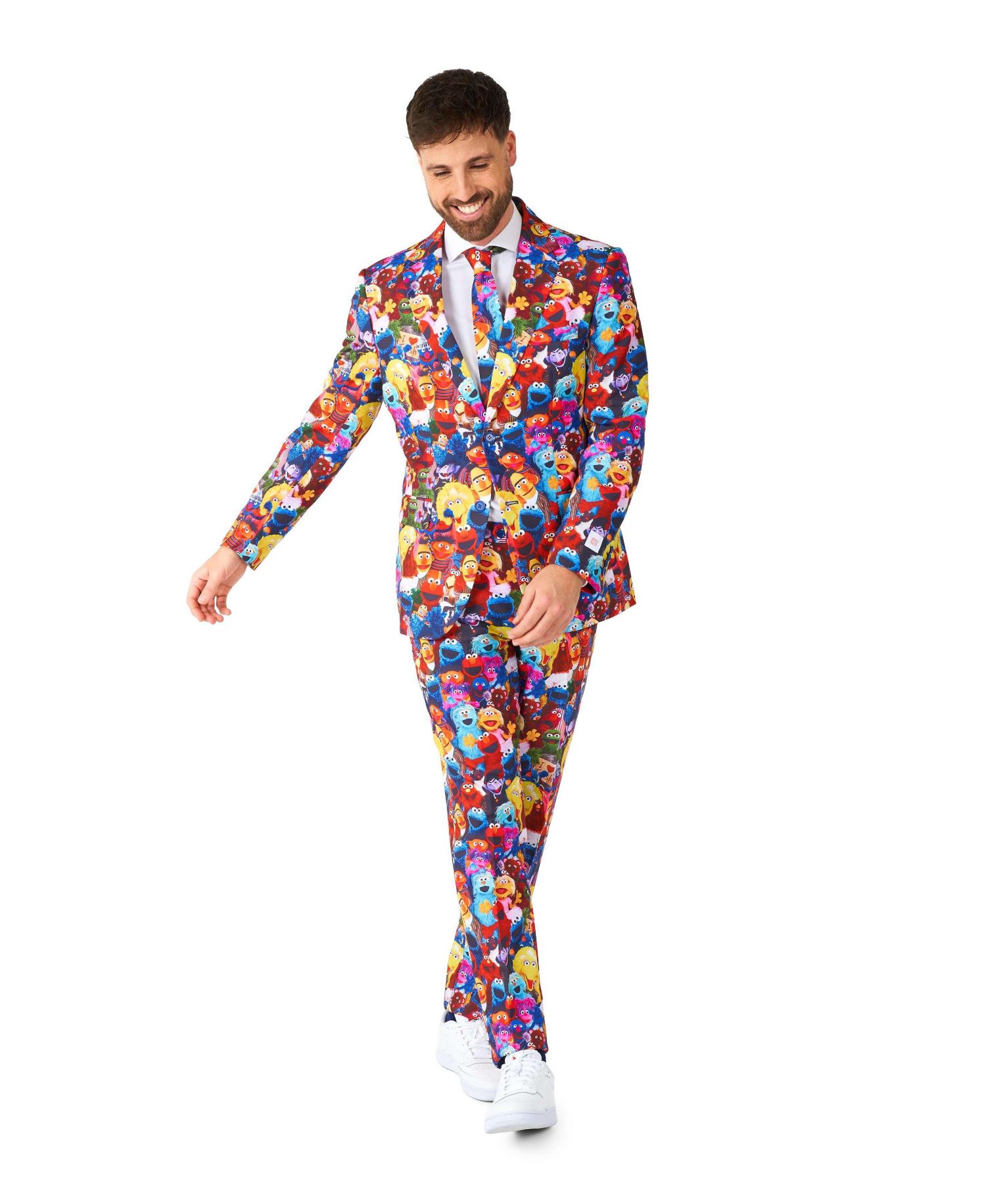Men's Official Sesame Street Suit - Slim Fit - Multicolor