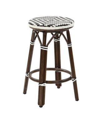 Saginaw Aluminum 3-Piece Patio Dining Table Set in Brown