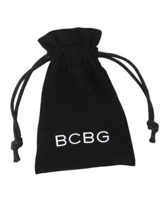 BCBG Layered Pearl Drop Chain Necklace