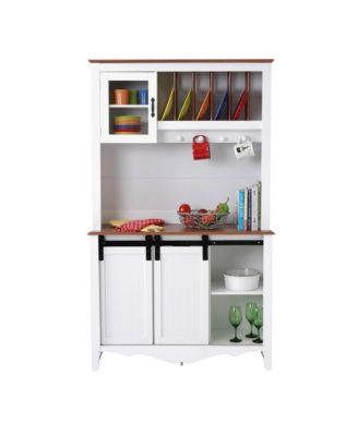 Countryside Sliding Barn Door Buffet and Hutch