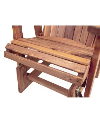 Cedar Adirondack Glider
