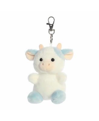 Mini Skyla Blueberry Cow Palm Pals Adorable Clip-On Blue 4