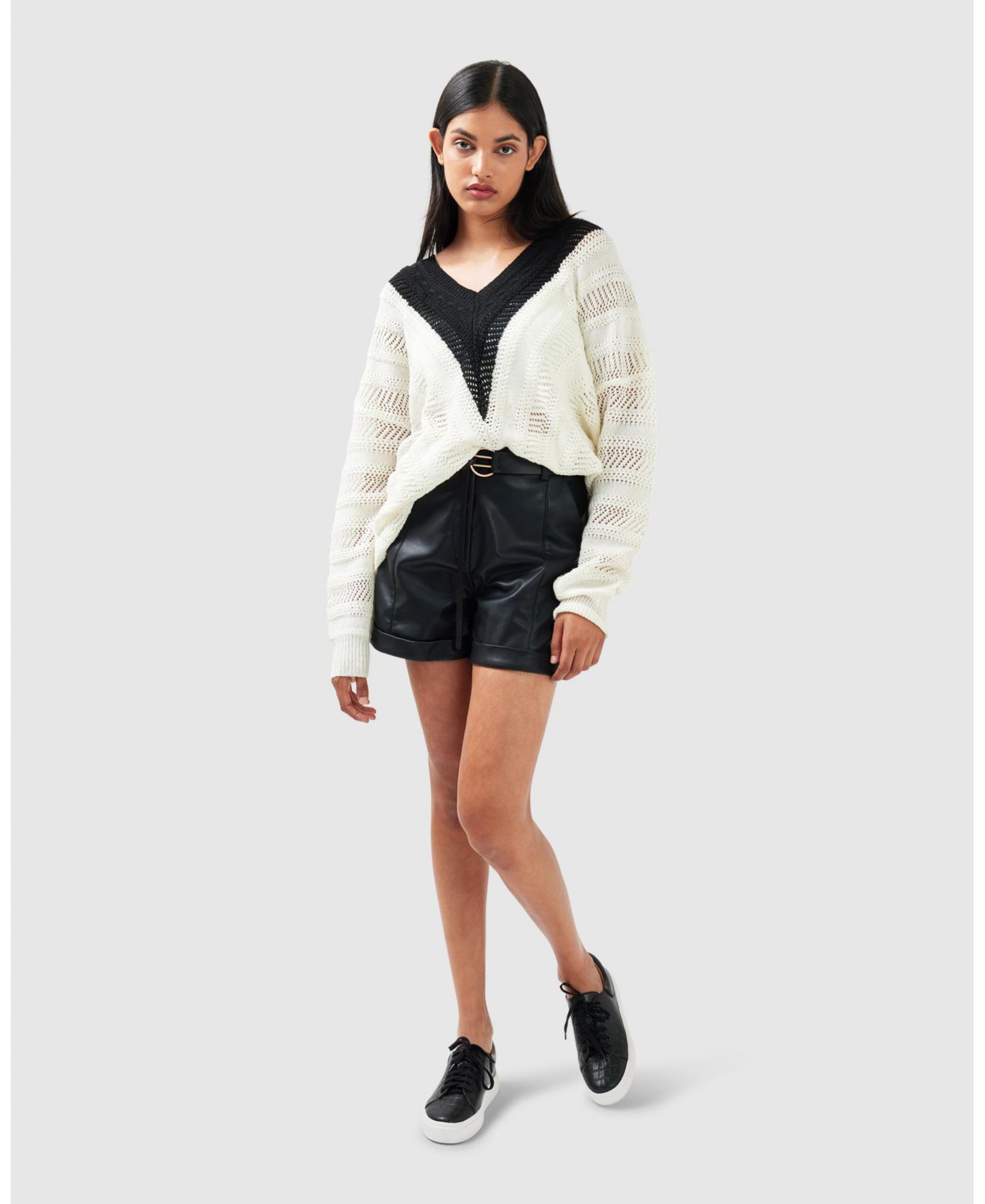 Women's This Moment Oversized V-Neck Knit