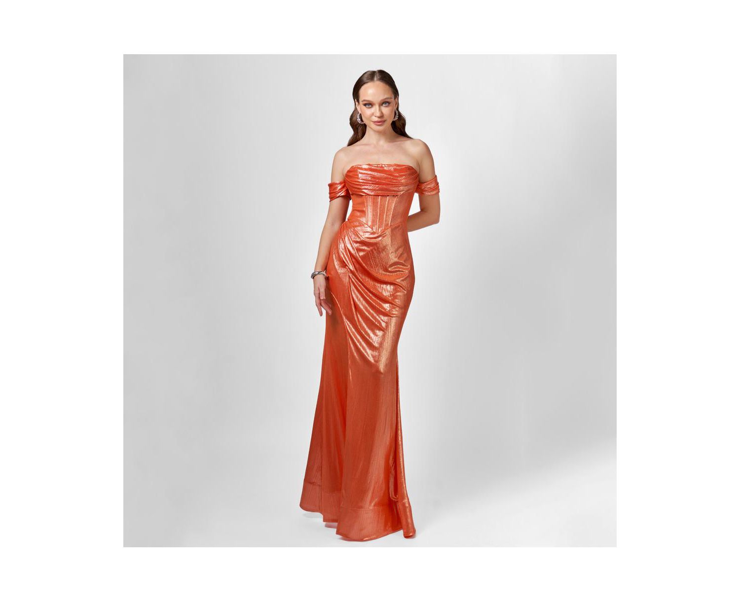 Women's Bridie Corset Drape Gown