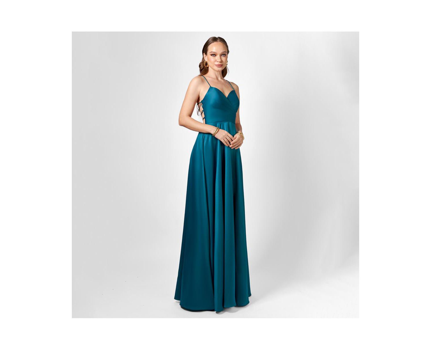 Hanna Open Back A Line Gown