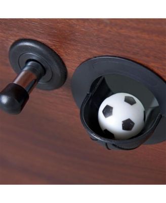 Game Time Foosball Table with 4 Soccer Balls for Home or Game Room Fun
