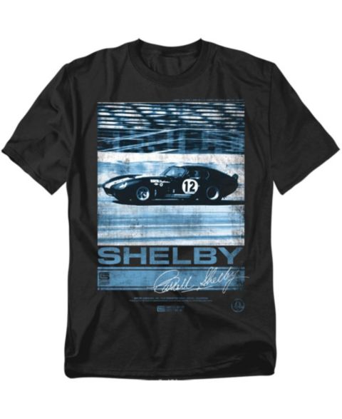 Мужская футболка Shelby Cobra At Speed, цвет: Чёрный