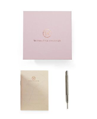 Women's Watch Round case 33mm Two-Tone Stainless Steel Bracelet Victoria Hyde