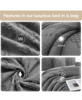 Stratford Park Lexia Leaves 7-Pc. Comforter Set, Queen