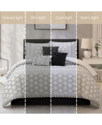 Ariana Geometric 7-Pc. Comforter Set, Queen