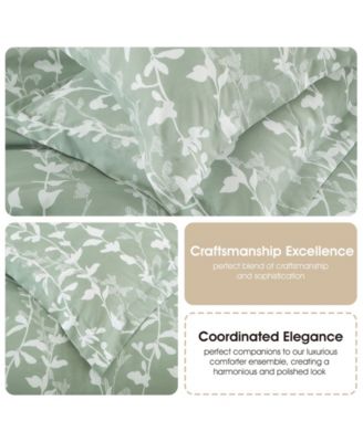 Millie Leaves 3-Pc. Comforter Set, Queen
