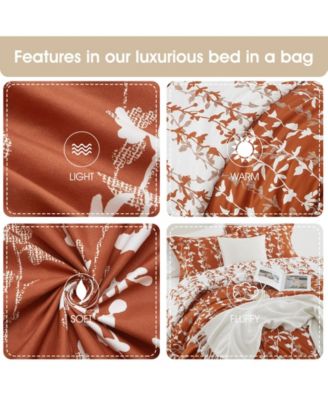 Millie Leaves 3-Pc. Comforter Set, Full