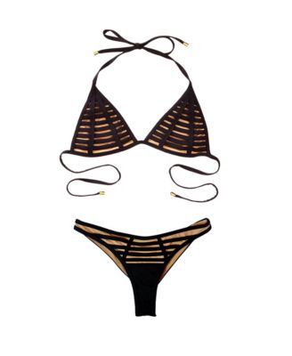 Women's Hard Summer Cutout Bikini Bottom