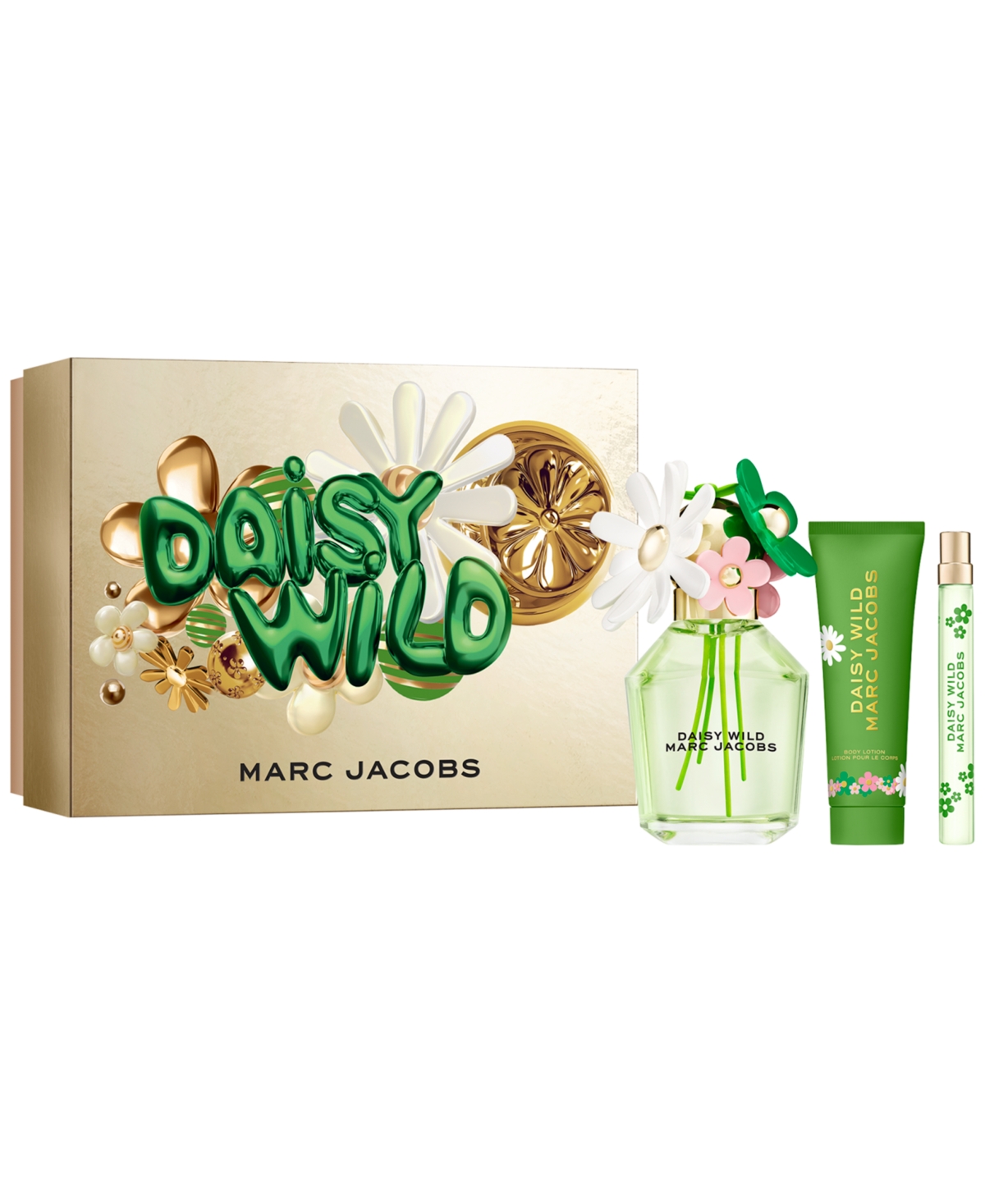 Marc Jacobs 3-pc. Daisy Wild Eau De Parfum Gift Set In Transparent