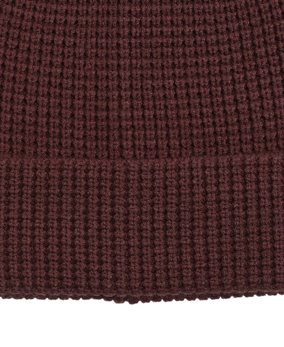 Alfani Men's Cuffed Waffle Beanie, Macy's Exclusive In Brown