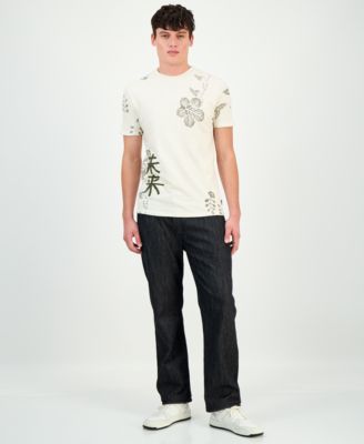 Men's Japanese Floral Graphic T-Shirt