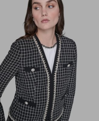 Women's Embellished Tweed Jacket