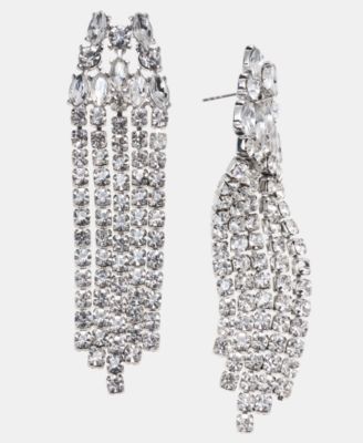 I.N.C. International Concepts - Crystal Fringe Statement Earrings