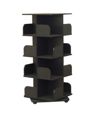 Angelica Revolving Bookcase - 4 Tier Rotating Book Shelf