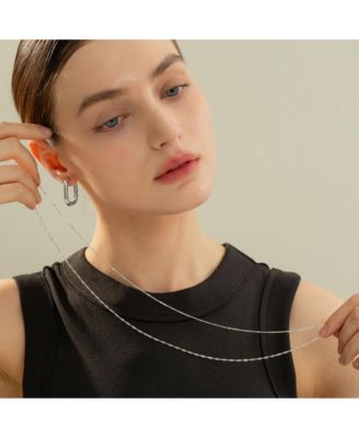 Sterling Silver Ashley Basic Chain Necklace