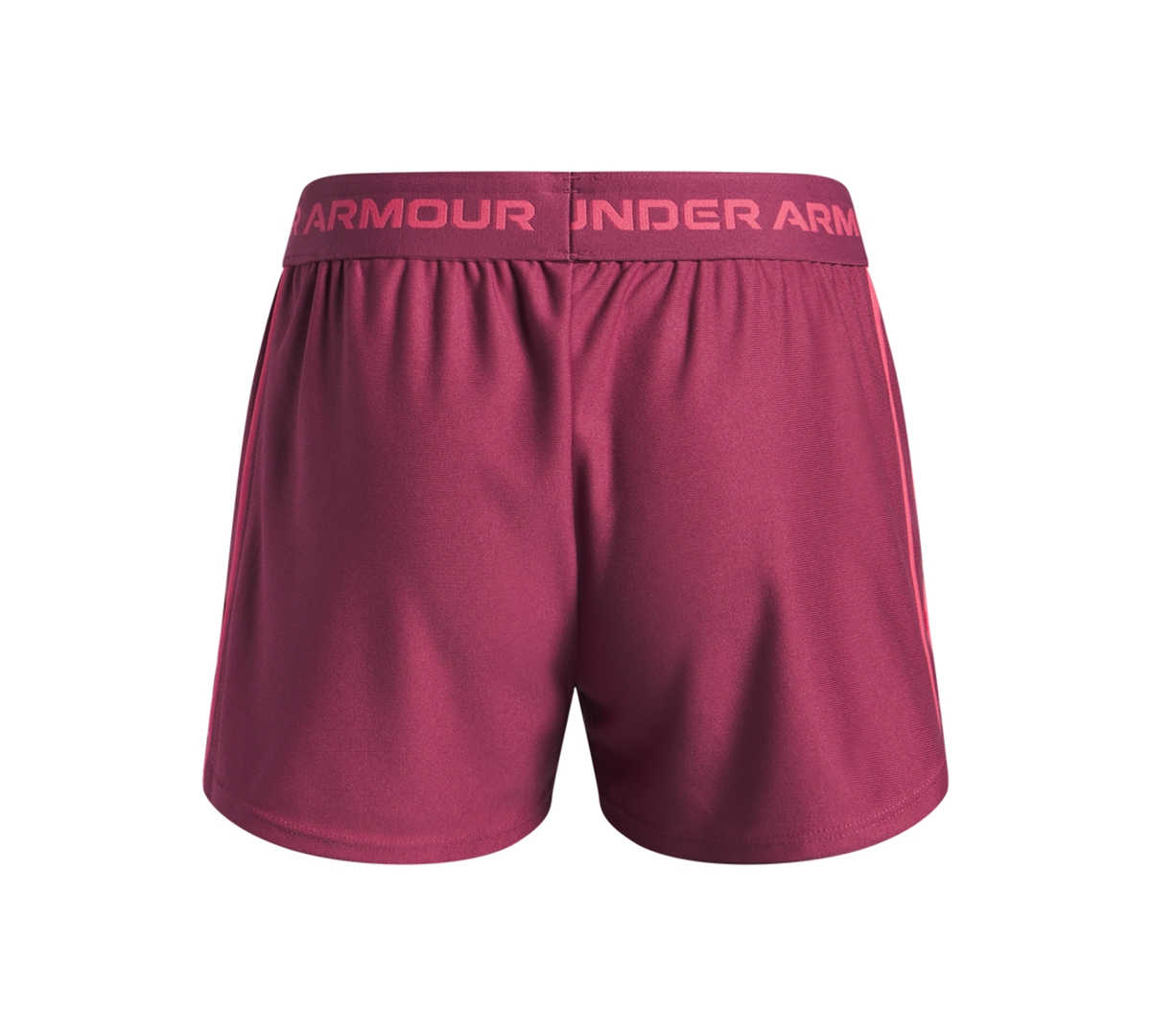 Under Armour Big Girls Tech Play Up Logo Shorts In Purple