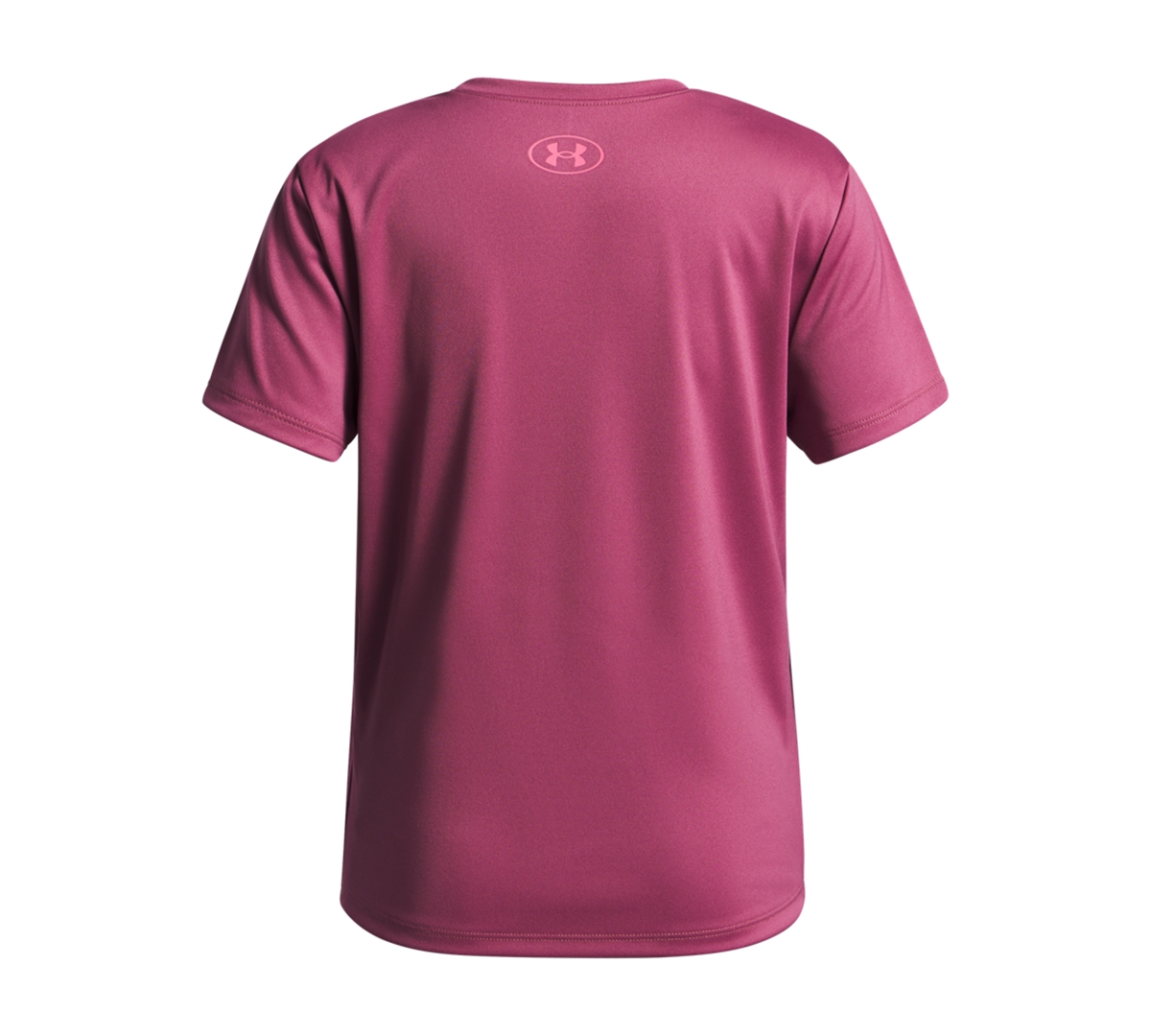 Under Armour Big Girls Graphic Print Short Sleeve T-shirt In Burgundy